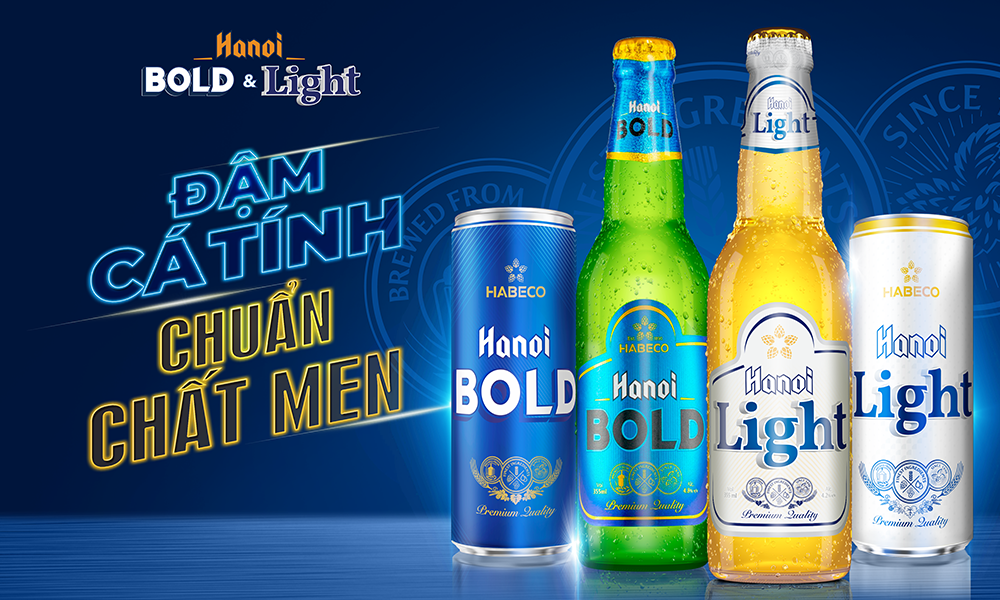Bia Hanoi BOLD & Light là dòng bia dành cho giới trẻ - thế hệ theo đuổi sự khác biệt
