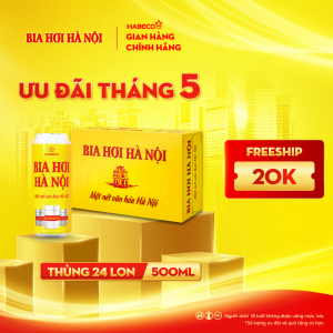 Bia Hơi Hà Nội - Thùng 24 lon 500ml