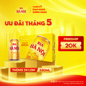 Bia Hà Nội - Thùng 24 lon 330ml