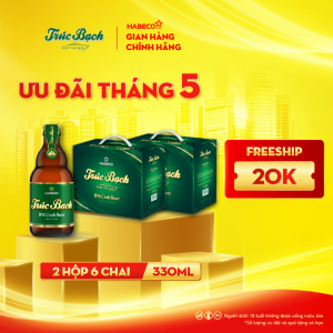 Combo 2 Hộp Trúc Bạch IPA Craft - Hộp 6 chai 330ml