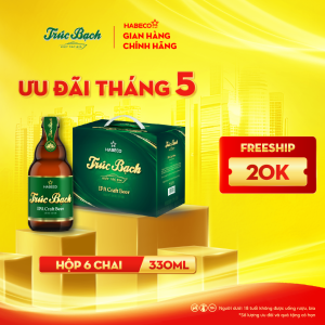 Trúc Bạch IPA Craft - Hộp 6 chai 330ml