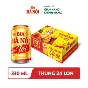 Bia Hà Nội - Thùng 24 lon 330ml - Phiên bản Tết 2027