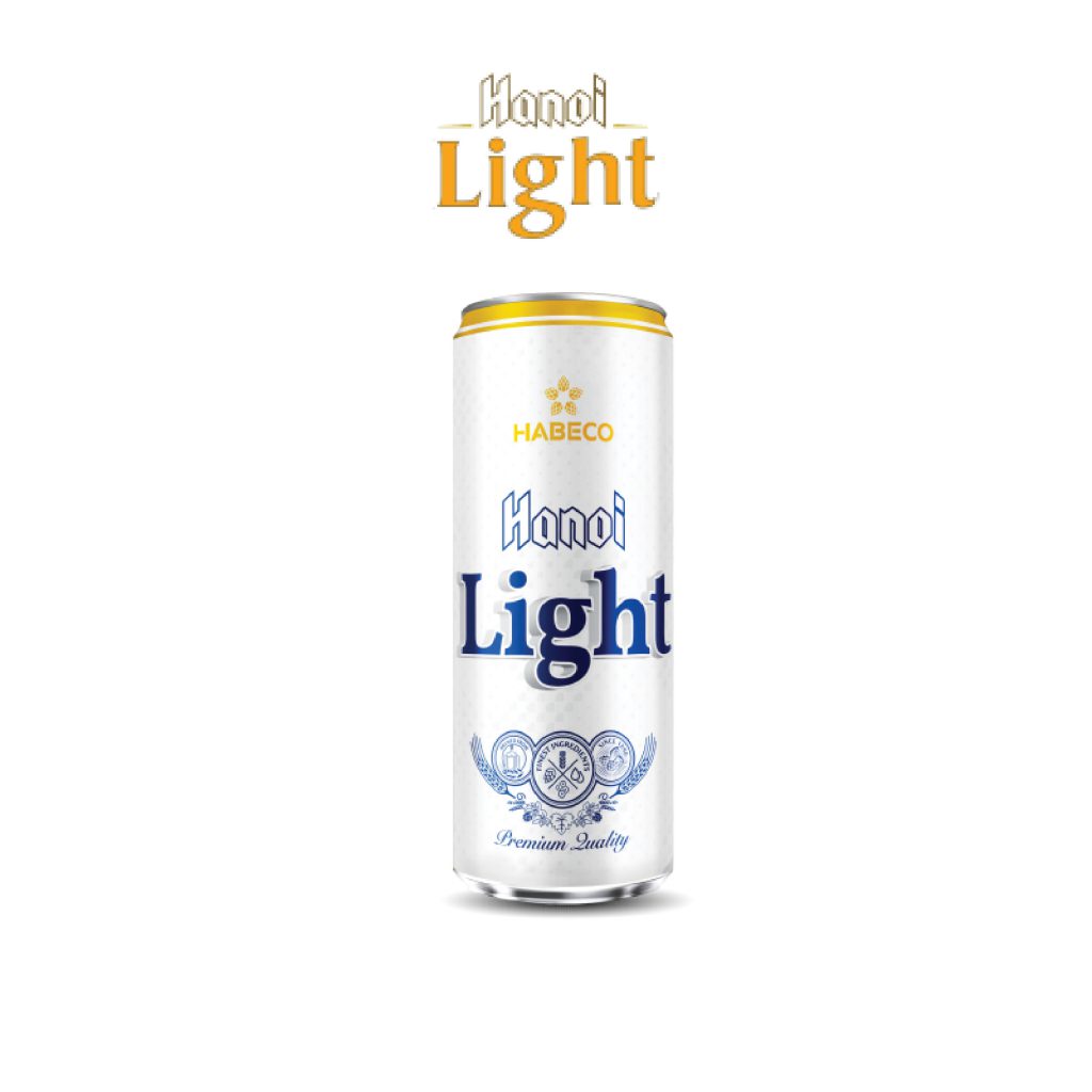 Combo 2 thùng Bia Hanoi Light – Thùng 24 lon 330ml - Habeco