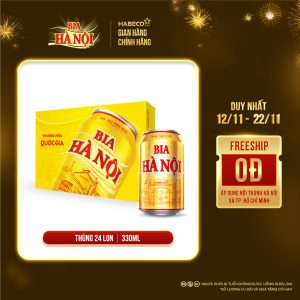 Bia Hà Nội - Thùng 24 lon 330ml