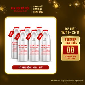 [GIAO KHU VỰC TP.HCM] [MUA 5 TẶNG 1] - SET 5 KEG 1L (TẶNG 1 KEG)