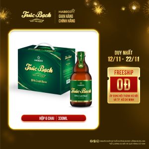 Trúc Bạch IPA Craft - Hộp 6 chai 330ml