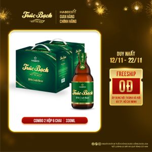 Combo 2 Hộp Trúc Bạch IPA Craft - Hộp 6 chai 330ml