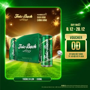Bia Trúc Bạch - Thùng 24 lon 330ml