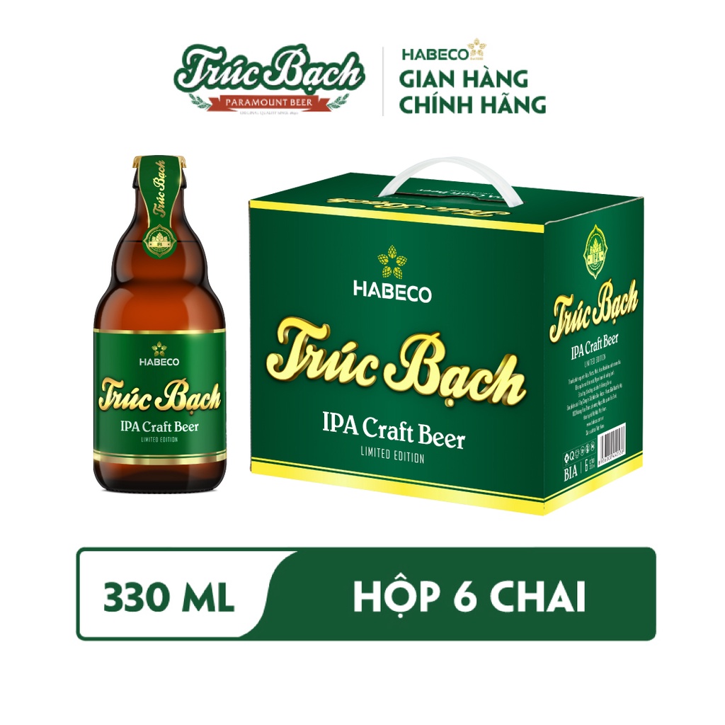 Tr c B ch IPA Craft H p 6 Chai 330ml Habeco tr-c-b-ch-ipa-craft-h-p-6-chai-330ml-habeco