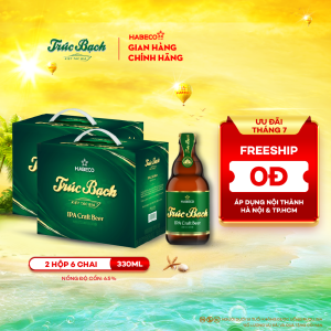 Combo 2 Hộp Trúc Bạch IPA Craft - Hộp 6 chai 330ml