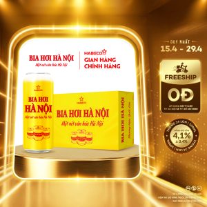 Bia Hơi Hà Nội - Thùng 24 lon 500ml