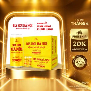 Combo 2 thùng Bia Hơi Hà Nội – Thùng 24 lon 500ml