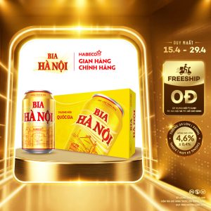 Bia Hà Nội - Thùng 24 lon 330ml