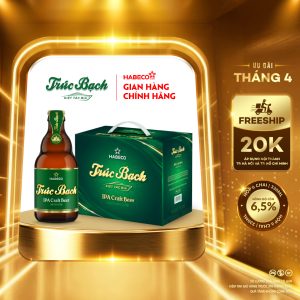 Trúc Bạch IPA Craft - Hộp 6 chai 330ml