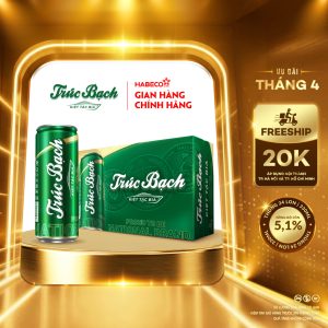 Bia Trúc Bạch - Thùng 24 lon 330ml