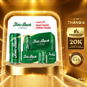 Combo 2 Thùng Bia Trúc Bạch - Thùng 24 lon 330ml