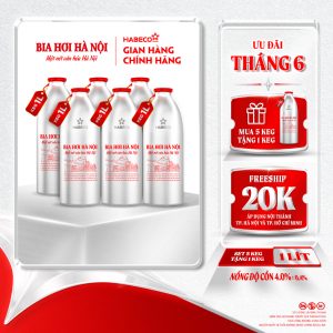[GIAO KHU VỰC TP.HCM] [MUA 5 TẶNG 1] - SET 5 KEG 1L (TẶNG 1 KEG)