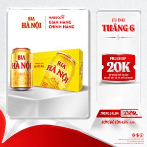 Bia Hà Nội - Thùng 24 lon 330ml