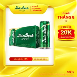 Bia Trúc Bạch - Thùng 24 lon 330ml