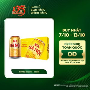 Bia Hà Nội - Thùng 24 lon 330ml