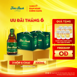 Combo 2 Hộp Trúc Bạch IPA Craft - Hộp 6 chai 330ml