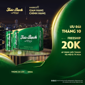 Bia Trúc Bạch - Thùng 24 lon 330ml