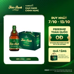 Trúc Bạch IPA Craft - Hộp 6 chai 330ml