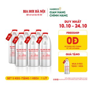 [GIAO KHU VỰC TP.HCM] [MUA 5 TẶNG 1] - SET 5 KEG 1L (TẶNG 1 KEG)