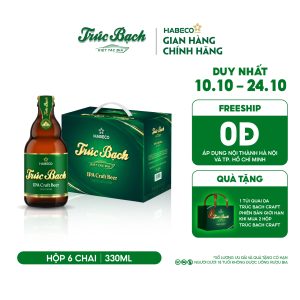 Trúc Bạch IPA Craft - Hộp 6 chai 330ml