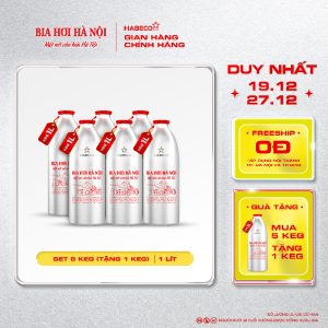 [GIAO KHU VỰC TP.HCM] [MUA 5 TẶNG 1] - SET 5 KEG 1L (TẶNG 1 KEG)