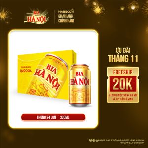 Bia Hà Nội - Thùng 24 lon 330ml