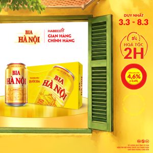 Bia Hà Nội - Thùng 24 lon 330ml