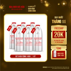 [GIAO KHU VỰC TP.HCM] [MUA 5 TẶNG 1] - SET 5 KEG 1L (TẶNG 1 KEG)