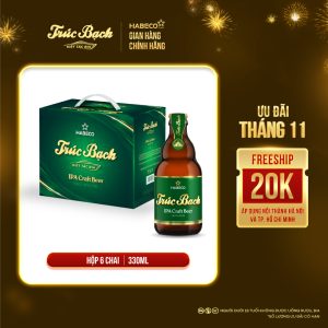 Trúc Bạch IPA Craft - Hộp 6 chai 330ml