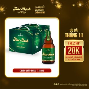 Combo 2 Hộp Trúc Bạch IPA Craft - Hộp 6 chai 330ml