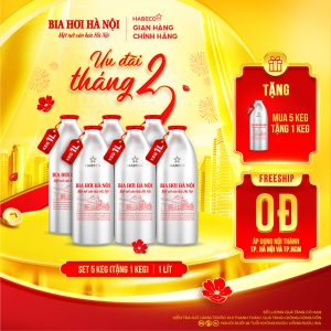 [GIAO KHU VỰC TP.HCM] [MUA 5 TẶNG 1] - SET 5 KEG 1L (TẶNG 1 KEG)