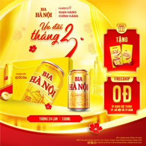 Bia Hà Nội - Thùng 24 lon 330ml