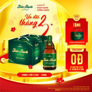 Combo 2 Hộp Trúc Bạch IPA Craft - Hộp 6 chai 330ml