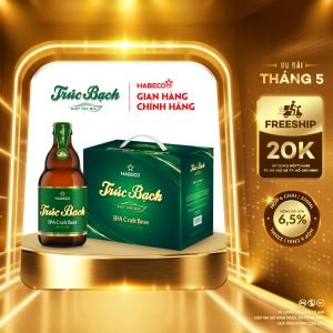 Trúc Bạch IPA Craft - Hộp 6 chai 330ml