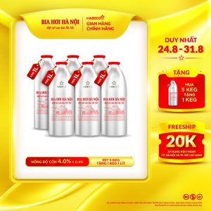 [GIAO KHU VỰC TP.HCM] [MUA 5 TẶNG 1] - SET 5 KEG 1L (TẶNG 1 KEG)