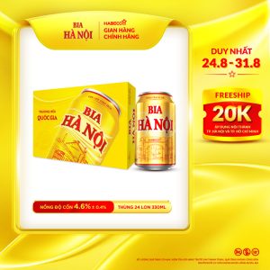 Bia Hà Nội - Thùng 24 lon 330ml