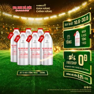 [GIAO KHU VỰC TP.HCM] [MUA 5 TẶNG 1] - SET 5 KEG 1L (TẶNG 1 KEG)