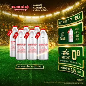[GIAO KHU VỰC TP.HCM] [MUA 5 TẶNG 1] - SET 5 KEG 1L (TẶNG 1 KEG)