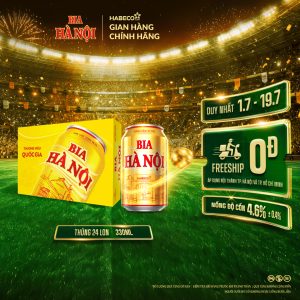 Bia Hà Nội - Thùng 24 lon 330ml