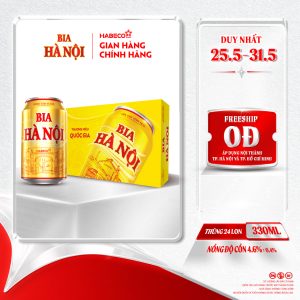 Bia Hà Nội - Thùng 24 lon 330ml