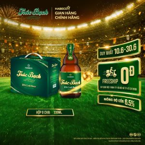 Trúc Bạch IPA Craft - Hộp 6 chai 330ml