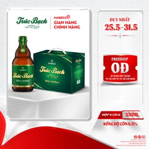 Trúc Bạch IPA Craft - Hộp 6 chai 330ml