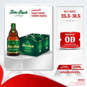 Combo 2 Hộp Trúc Bạch IPA Craft - Hộp 6 chai 330ml