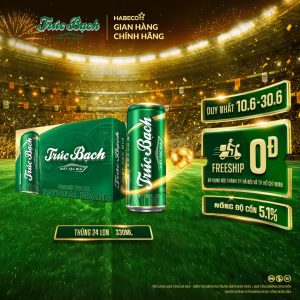 Bia Trúc Bạch - Thùng 24 lon 330ml